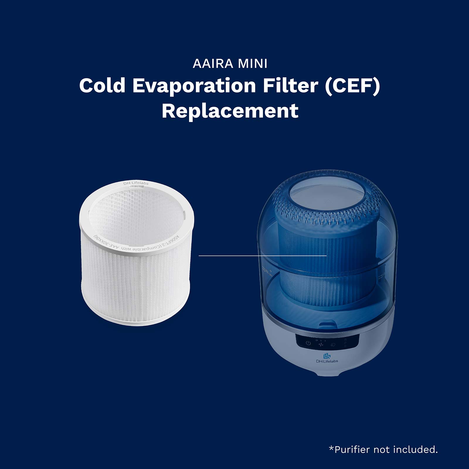 Cold Evaporation Replacement Filter for Aaira Mini